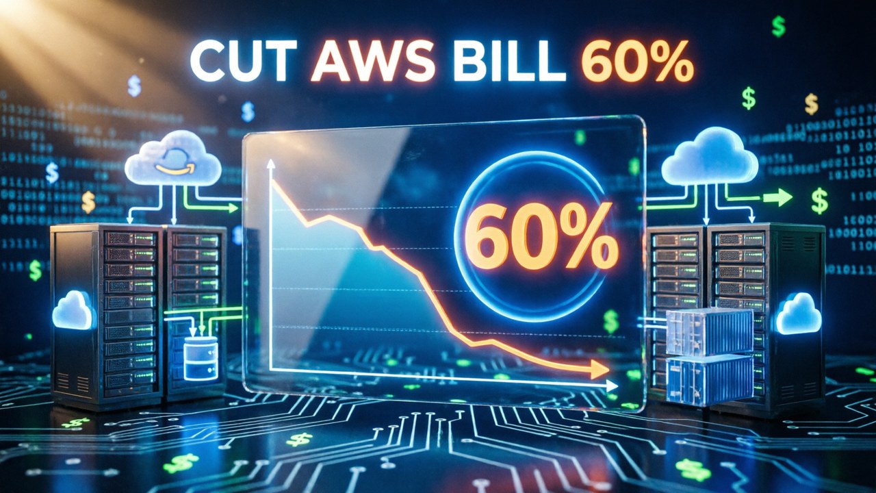 Cutting Your AWS Bill by 60% ,  Without Downsizing