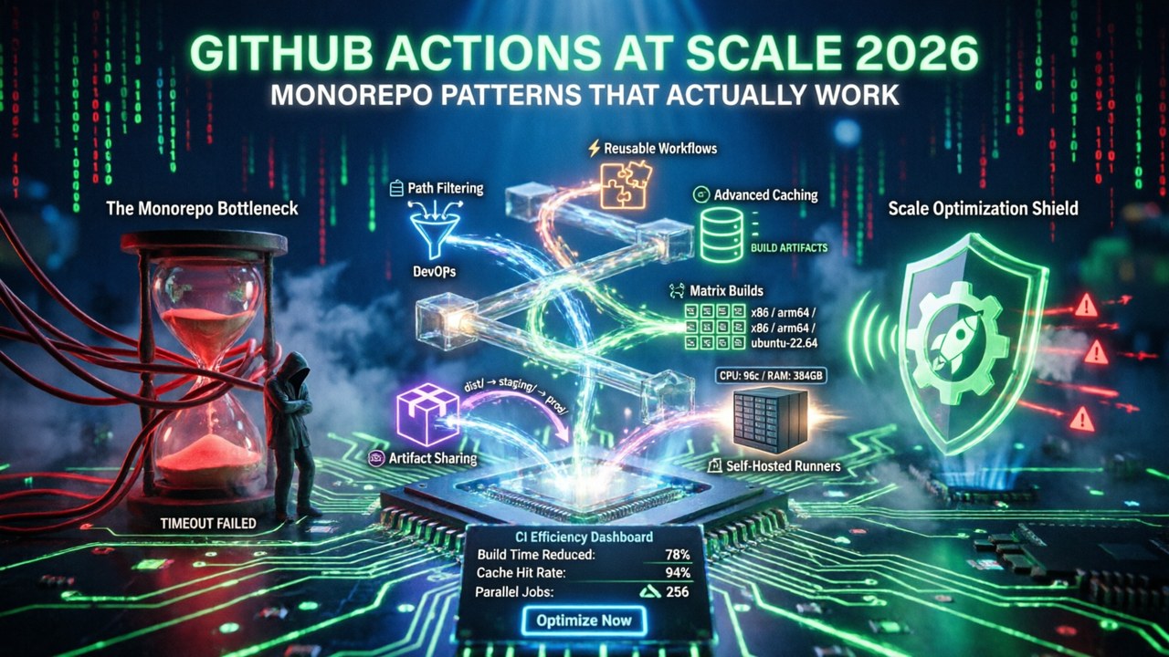 GitHub Actions at Scale: Monorepo Patterns That Actually Work